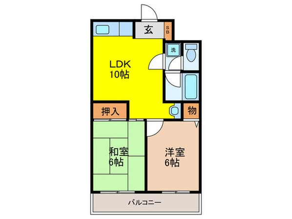 プリンスビルの物件間取画像